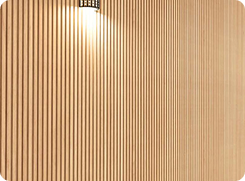 natural oak panel