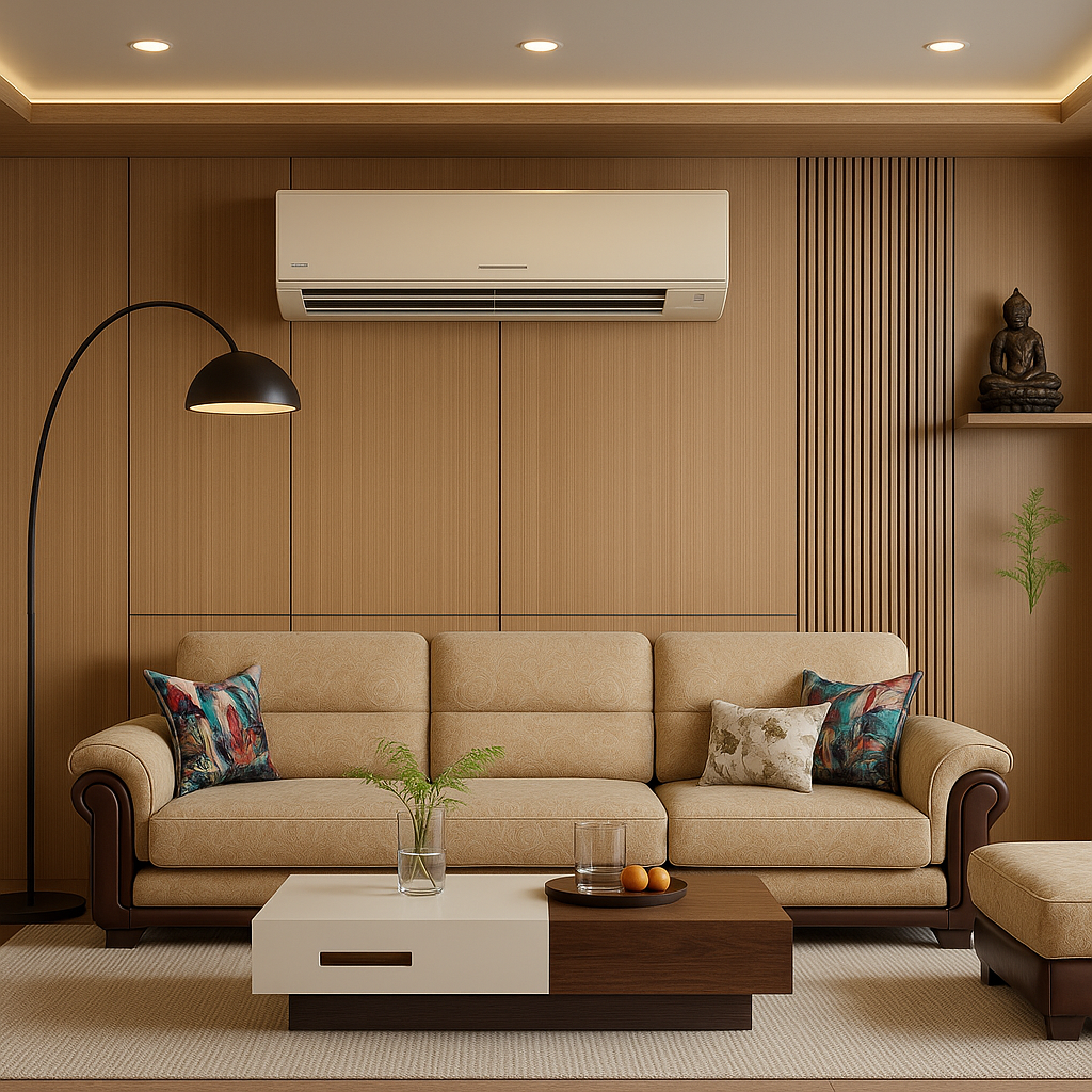 ACCENT WALL PATTERN 1 – Premium Fluted & Paneled Wall Concept 