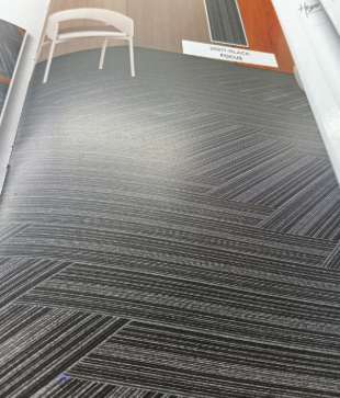 black carpet tiles