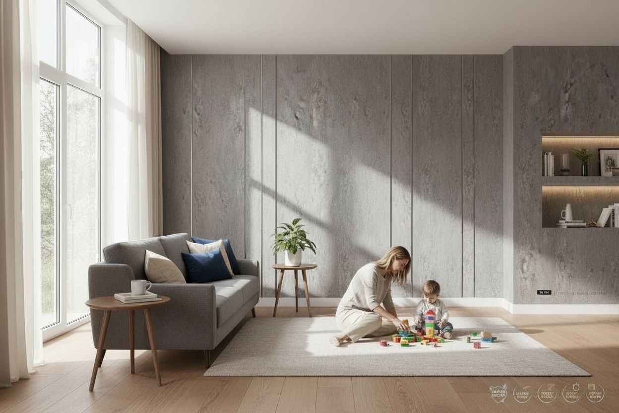 PVC PANELS WITH GROOVING