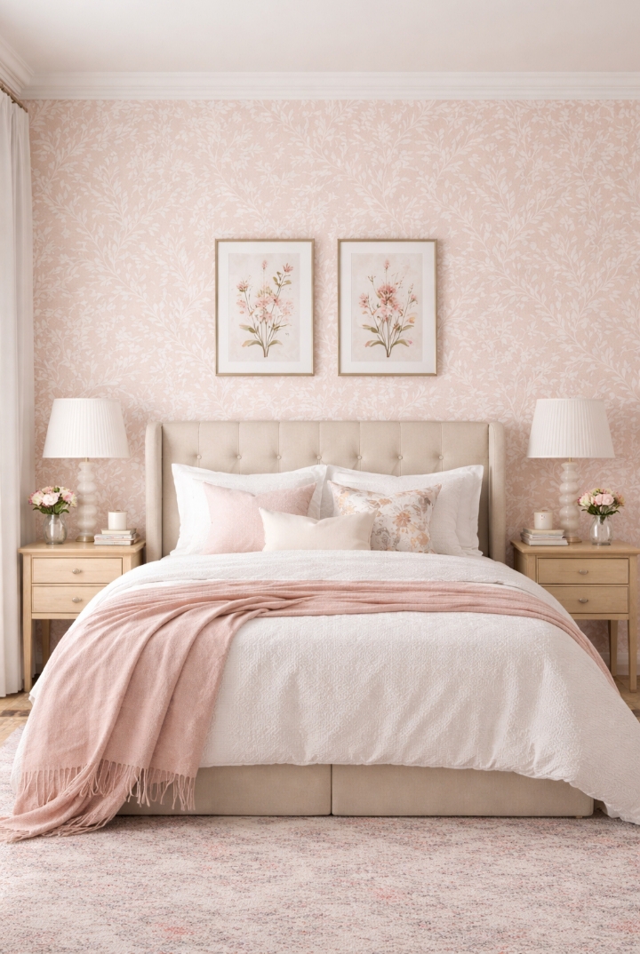 wall paper covering- karvin floral 